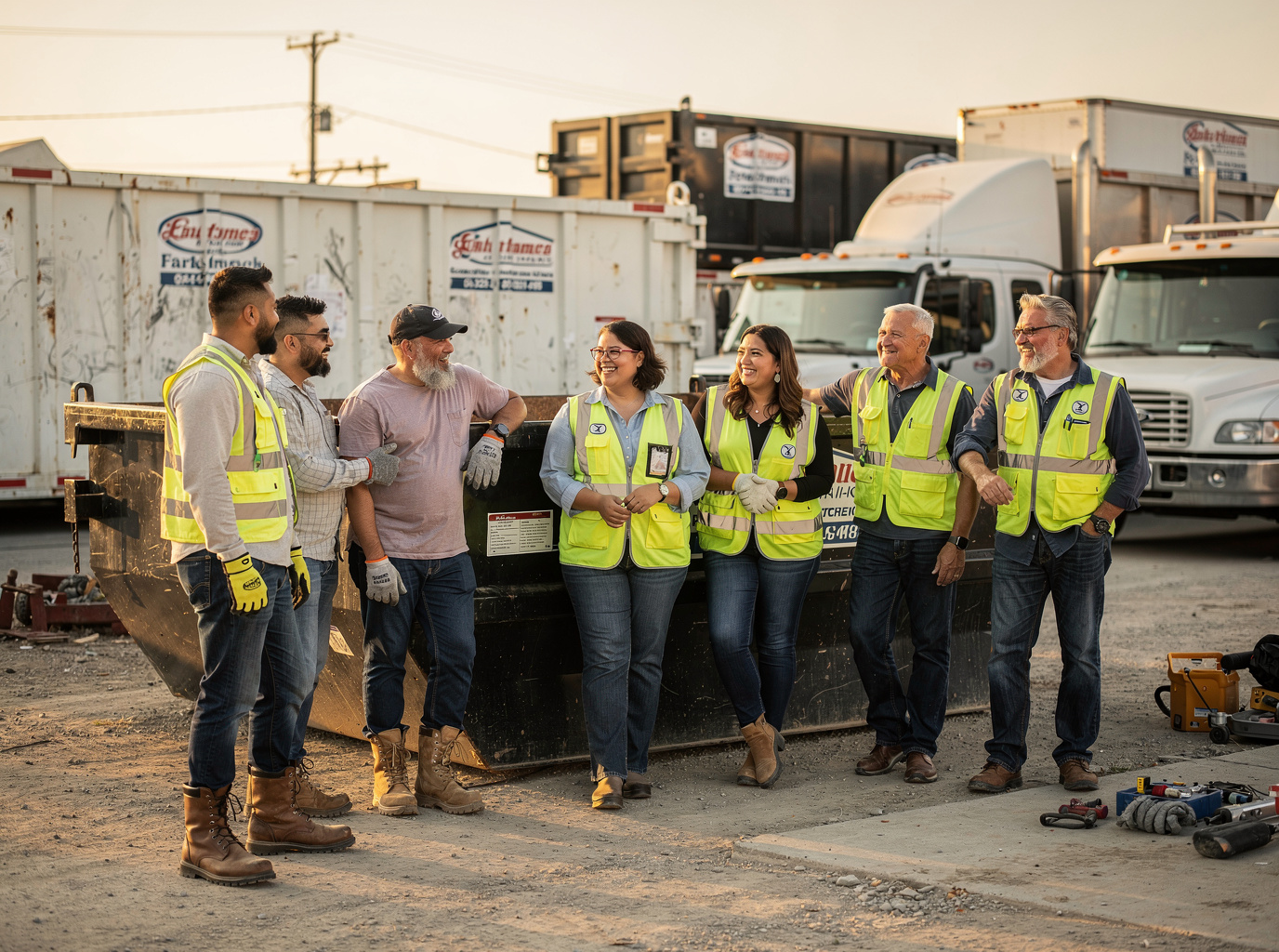 Fontana  Dumpster Rental team